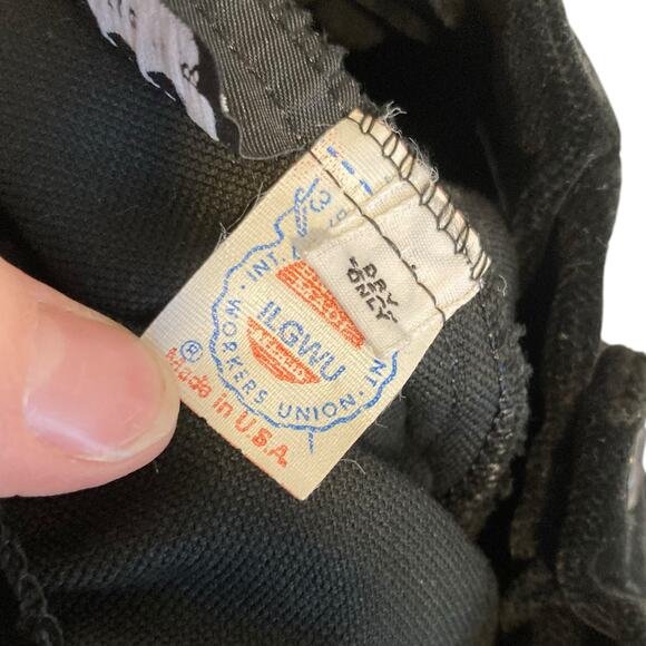 Vintage 80s Russ Black Knee Length Velvet Straight High Rise Skirt Size Small - Picture 8 of 14